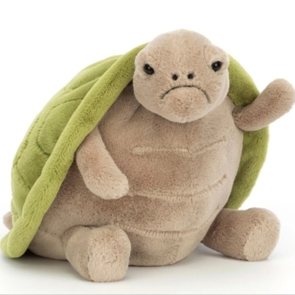 Jellycat Timmy Turtle 11x7.9x6.3" 🐢 Soft and Plush BNWT Authentic